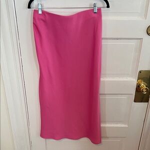 A new day cotton candy Pink bias cut Skirt
